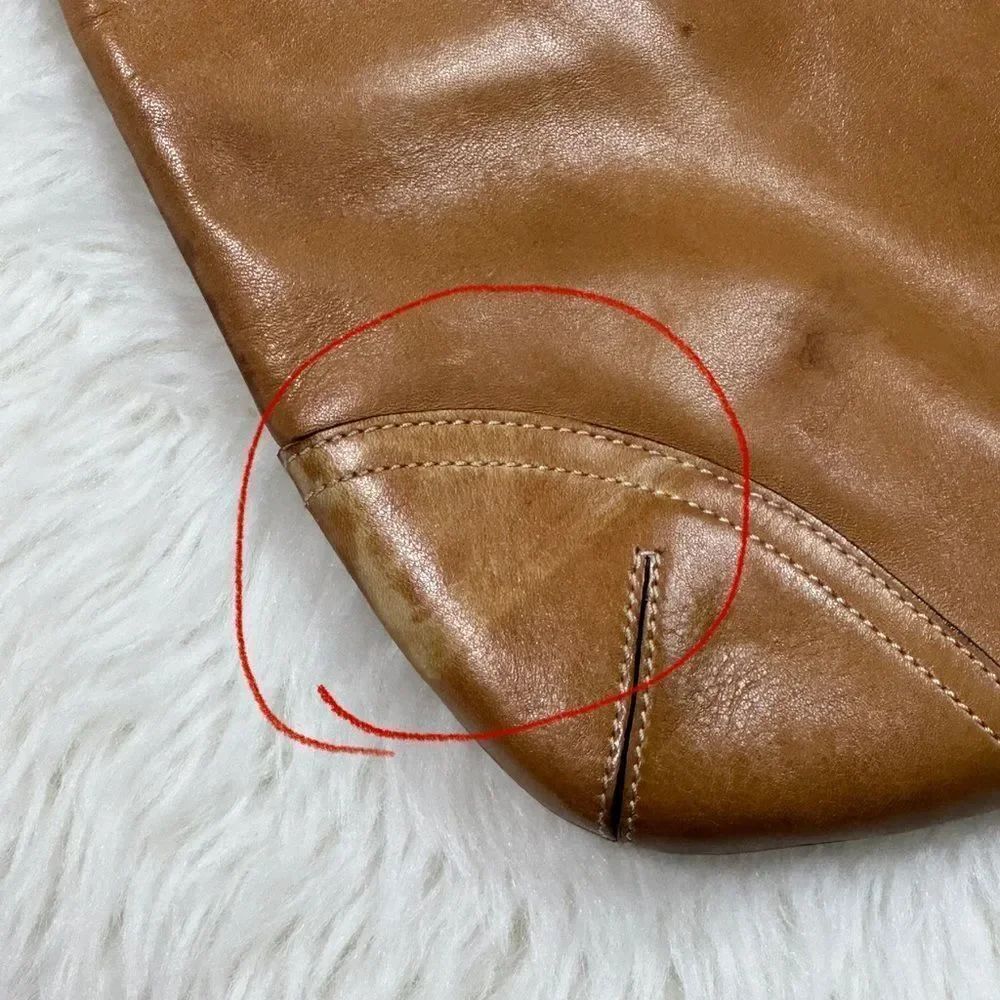 Coach vtg Brown Leather Shoulder Bag - Picture 9 of 9